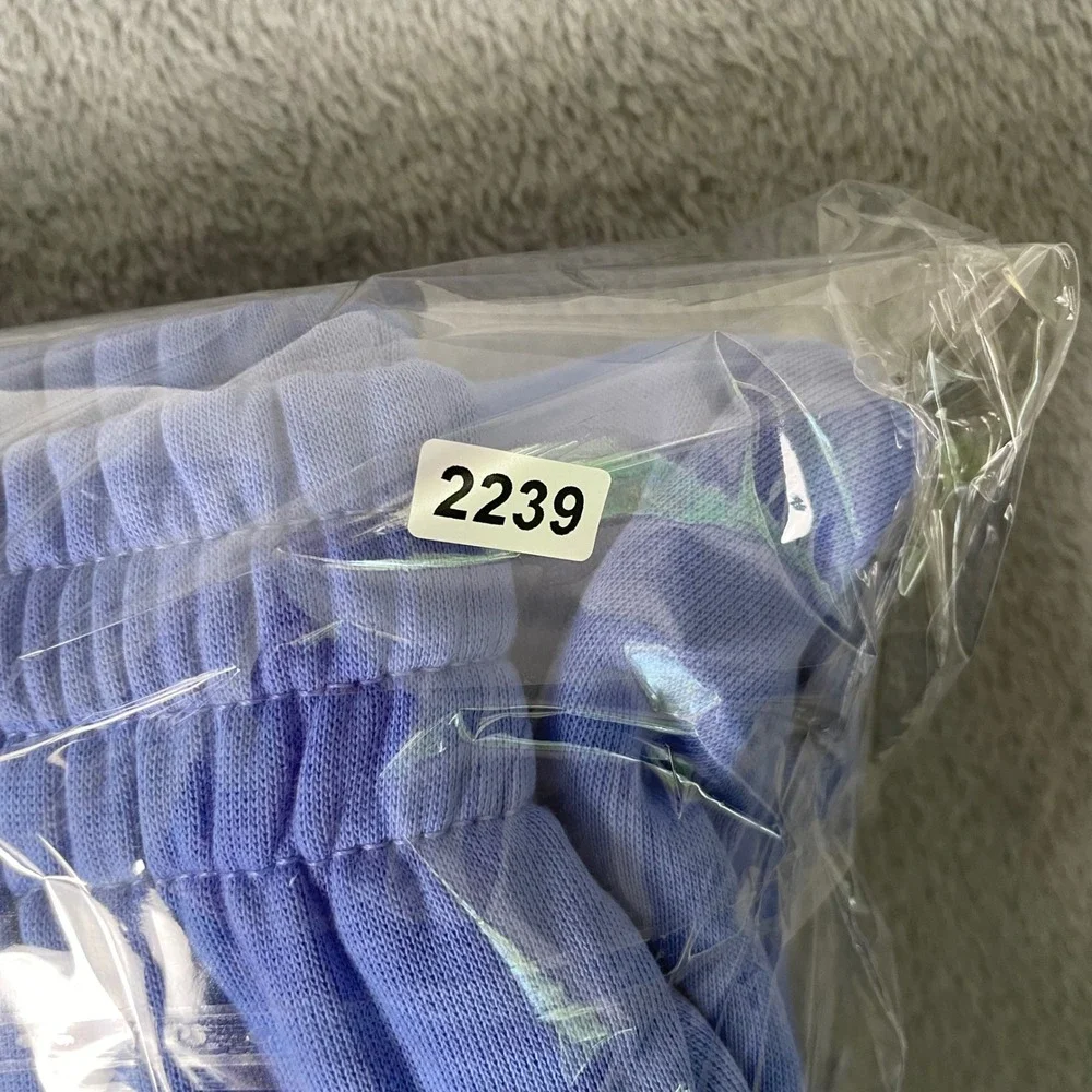 Nike Club Fleece Sweatsuit Girls Medium Blue Boxy Sweatshirt Joggers Set NWT - Picture 13 of 14